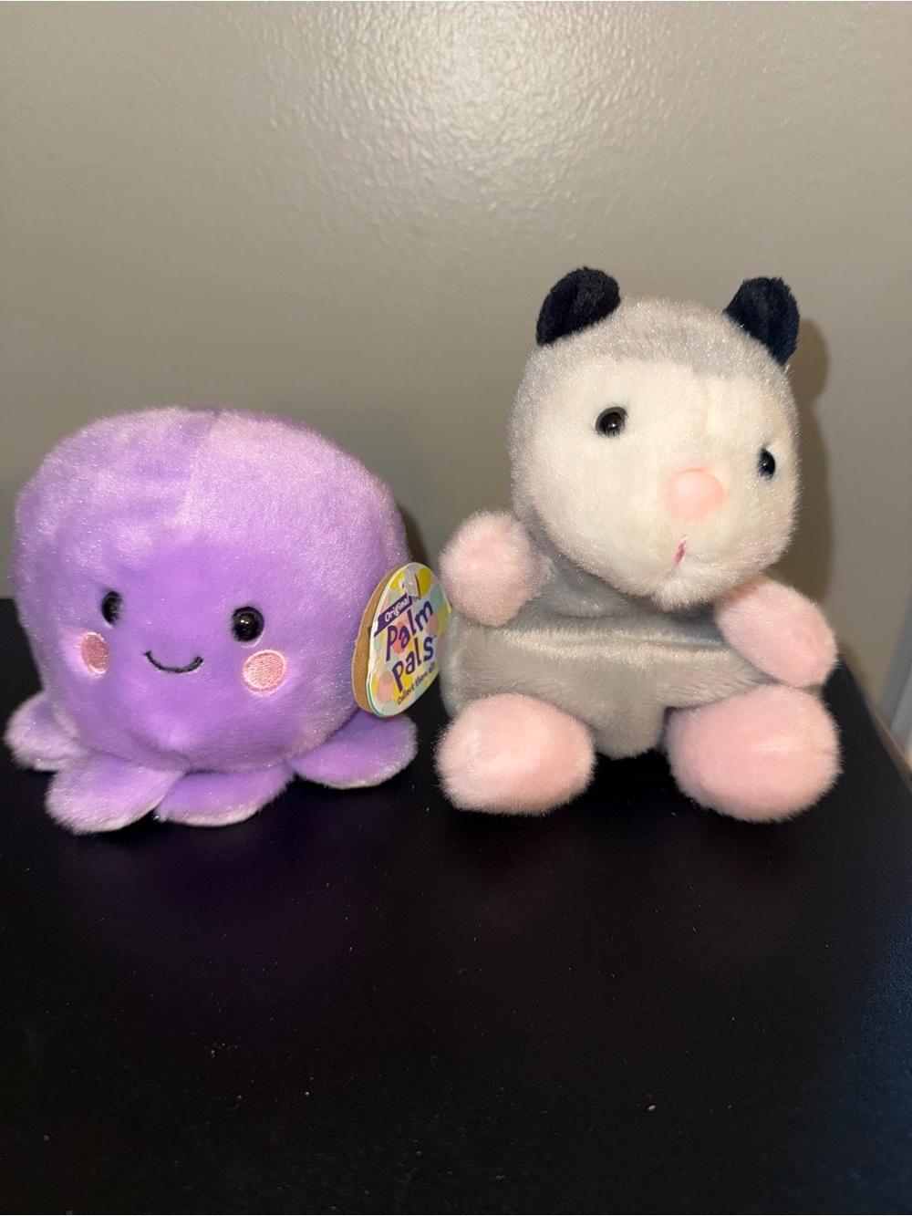 Lot Of 2 Palm Pals Oliver Octopus with Tags Sherri Opossum No Tags
